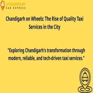 Best Taxi Service in Chandigarh | Safe, Affordable & 24/7 Available Cabs