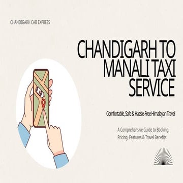 Chandigarh to Manali Taxi Sector 34.pptx