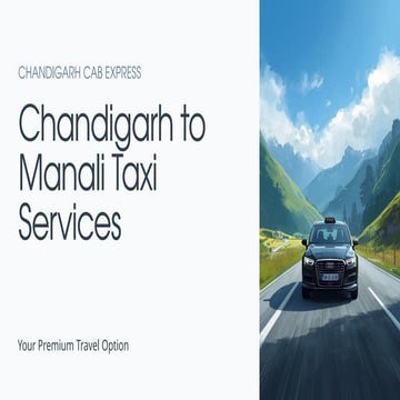 Chandigarh to Manali Taxi Services Sec34