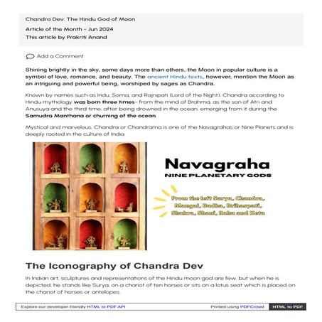 Chandra Dev: Unveiling the Mystery of the Moon God