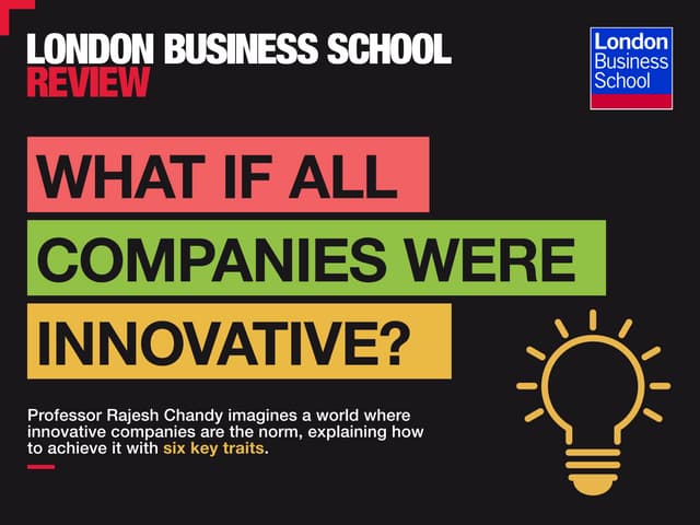 What if all companies were innovative?