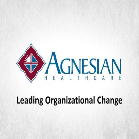Leading Organizational Change