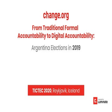 Accountability through petitions: Elections 2019 - Gaston Wright & Leandro As...