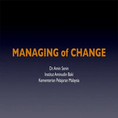 Change Management