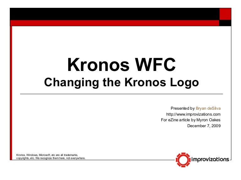 Change the Kronos WFC Logo