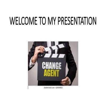 Change Agent ppt