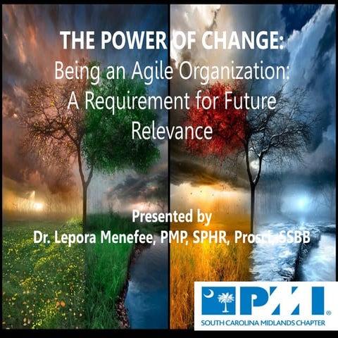 Change Management/ Agility in Organizations and Leaders- Project Management I...