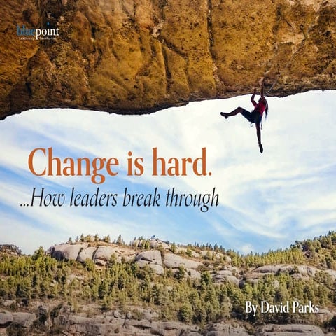Change Is Hard . . . . .How leaders break through