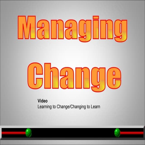 Change & Leadership Discussion Points