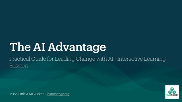 AI & Change Management: How to make the most of AI in change management