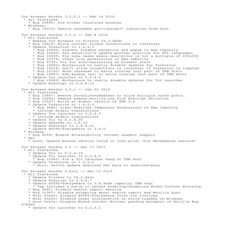 Change log | PDF