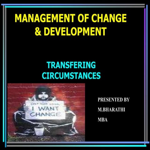 Change management
