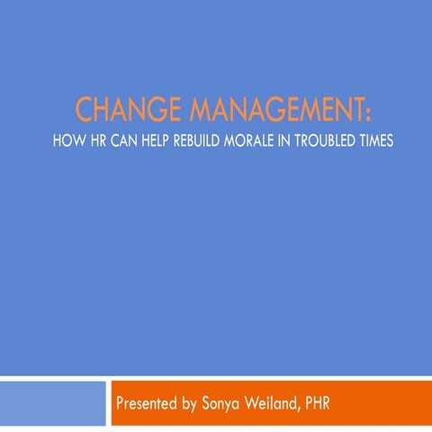 Change Management