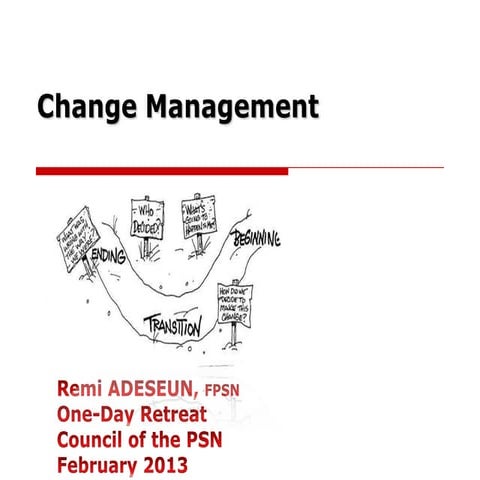 Class 1 Notes - Change Management | PDF