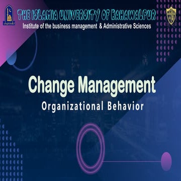 Change Management - Copy of change management