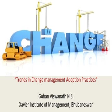 Change management guhan viswanath