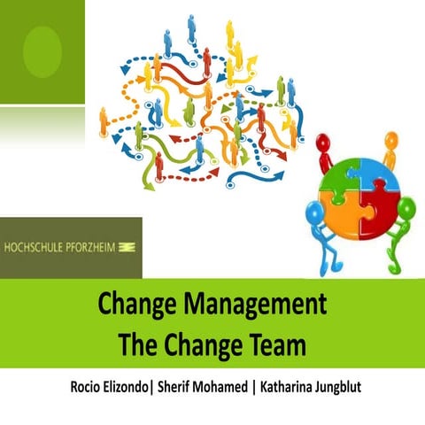 Change management - the change team