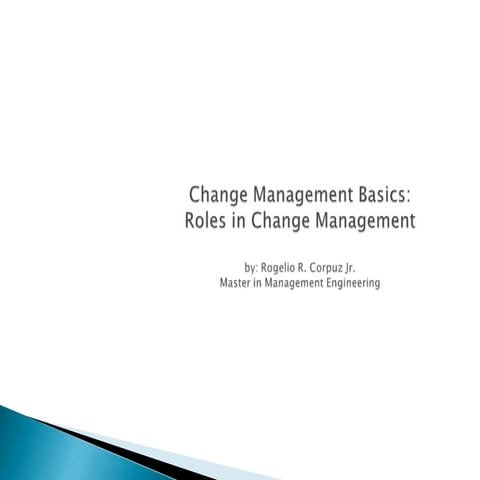 Change Management basics