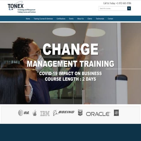 Change management, COVID-19 business impact, business change management training