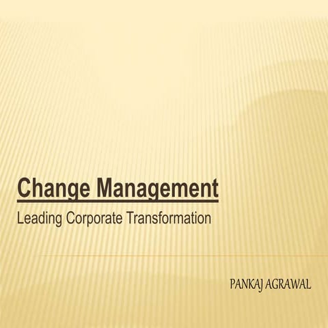 Managing Chnge
