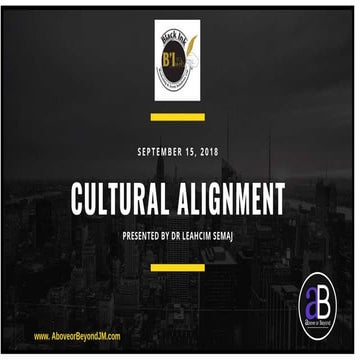 Change mgt and cultural alignment  black ink- sept2018a