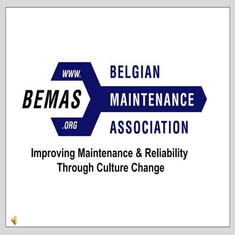 Improving Maintenance & Reliability through Cultural Change