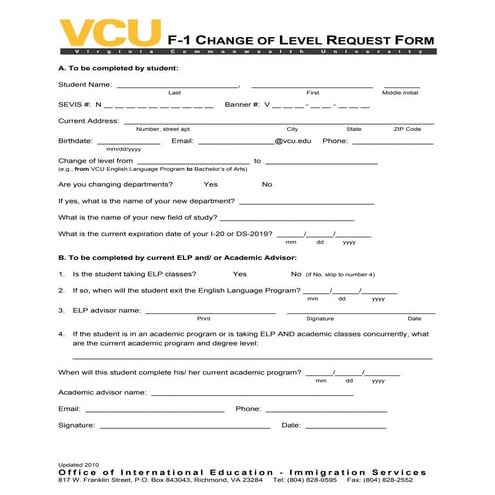 Our request form | PDF