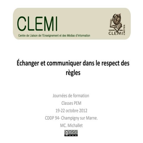 éChanger et communiquer dans le respect des règles | PDF