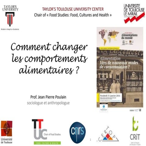 Comment changer les comportements alimentaires ? 
