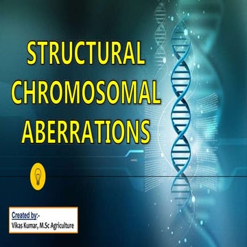 STRUCTURAL CHANGES IN CHROMOSOME: Changes in Chromosomes Structure