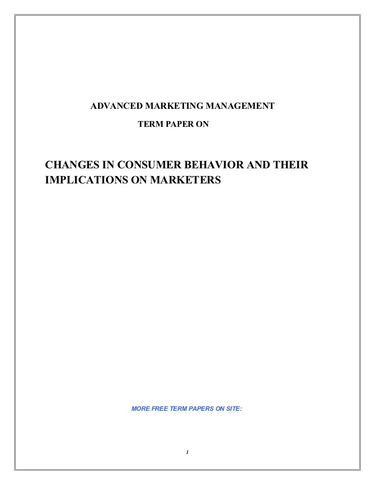 Consumer Behavior Past Papers | blogger.com