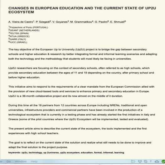 Up2U in the classroom | PDF