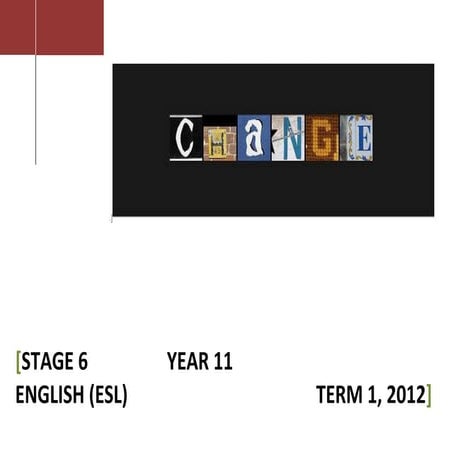 Change unit of work 11 esl