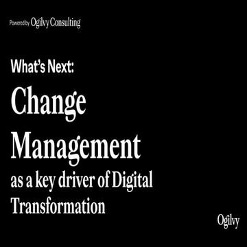 What's Next: Change Management