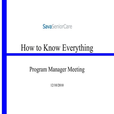 How to Know Everything