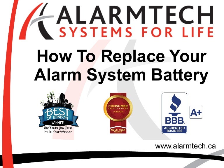 How To Replace Your Alarm System Battery