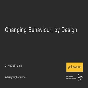 Using Design to Change Behaviour | PDF