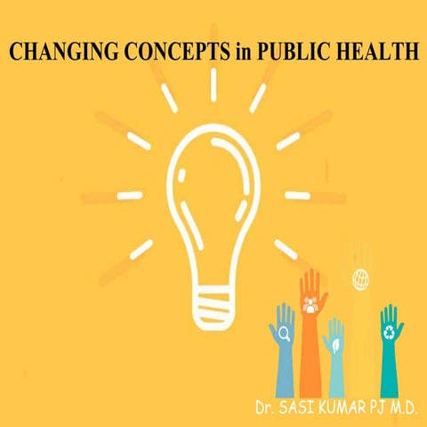 Changing concepts in public health