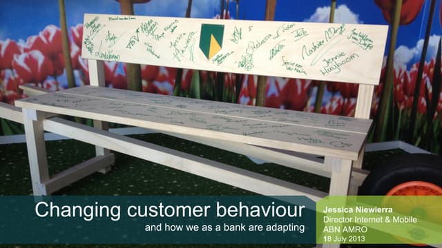 Changing customer behaviour and how we as ABN AMRO are adapting - Jessica Nie...