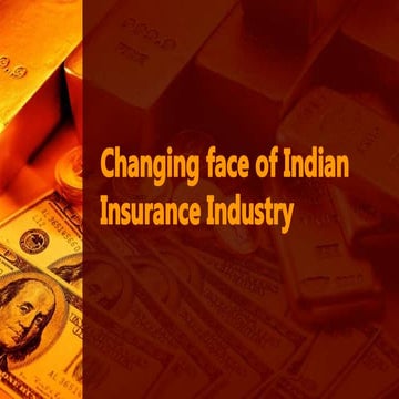 Changing face of indian insurance industry
