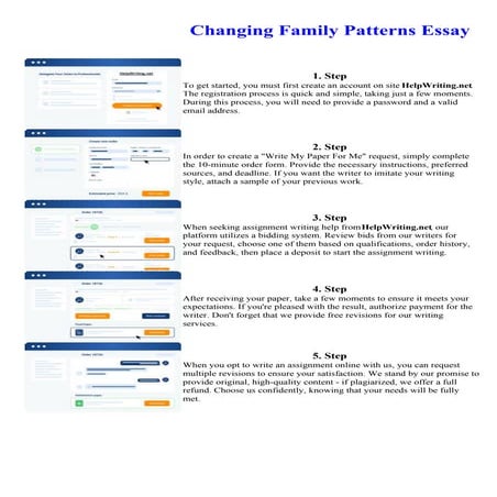 Changing Family Patterns Essay