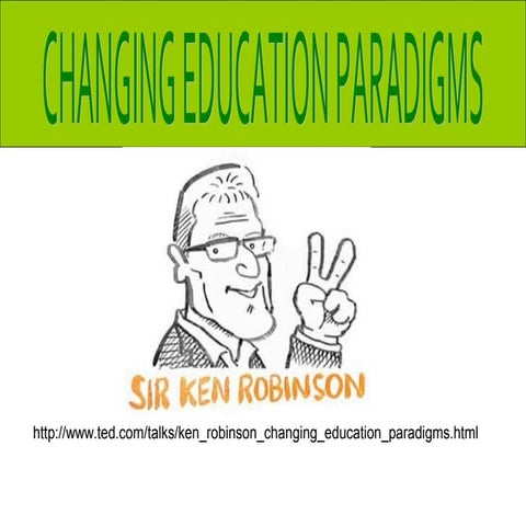 Changing paradigms sir ken robinson