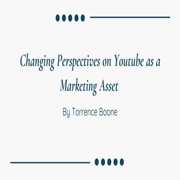 A Decade of VidCon: From Niche to Mainstream | Torrence Boone | PDF