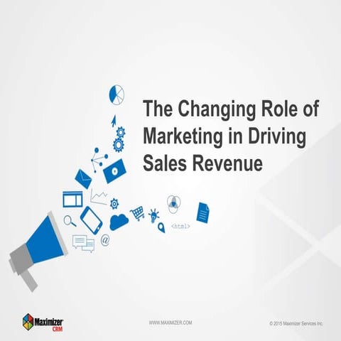 The Changing Role of Marketing in Driving Sales Revenue