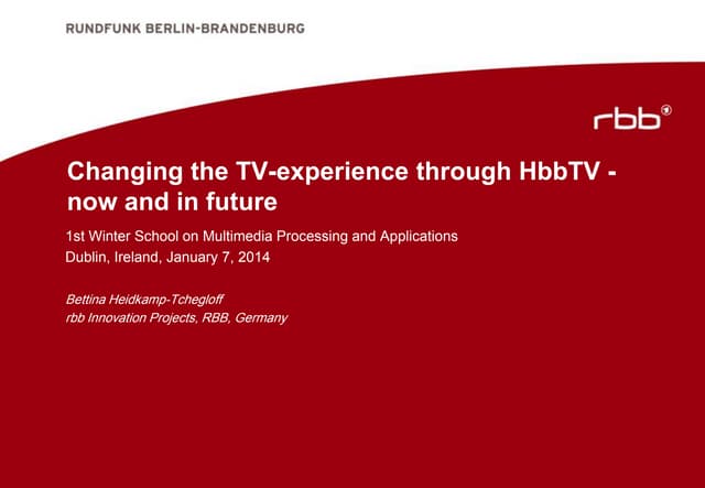 Media Mixing in the broadcast TV industry