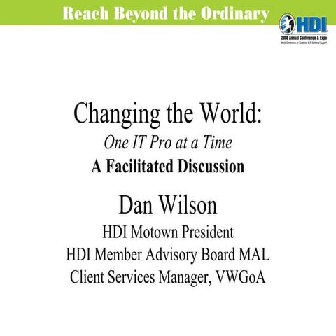Slideshare presentation | PPTX