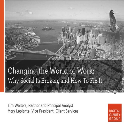Changing the World of Work: Why Social is Broken and How to Fix It