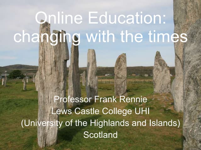 Online Education:Changing with the times
