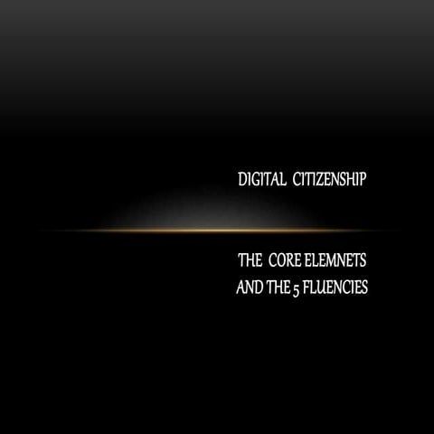 Digital citizenship assignment | PPTX