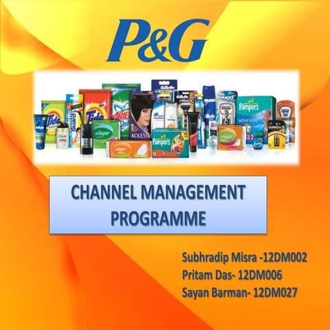 Channel Management of Procter and Gamble